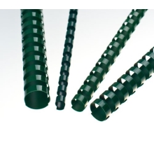Plastic combs 8 mm green