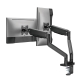 Brateck Dual Monitor Heavy Duty Spring Assisted Monitor Arm, Matt Black
