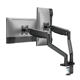 Brateck Dual Monitor Heavy Duty Spring Assisted Monitor Arm, max 35", 16 kg, Matt Black