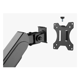 Brateck Dual Monitor Pole-Mounted Gas Spring Monitor Arm, max. 32", 9 kg, Matt Black