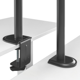 Brateck Dual Monitor Steel Articulating Monitor Mount, max 32", 9 kg, Matt Black