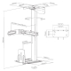Brateck Easy Set-Up Under-Desk/Wall CPU Holder