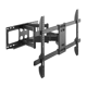Brateck Heavy-Duty Steel Full-Motion TV Wall Mount, Matt Black