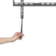 Brateck Low-Profile Tilt TV Wall Mount, Matt Black