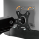 Brateck Single Monitor Heavy Duty Spring Assisted Monitor Arm, max 45", 16 kg, Matt Black
