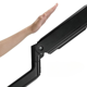 Brateck Single Monitor Heavy Duty Spring Assisted Monitor Arm, max 45", 16 kg, Matt Black
