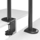 Brateck Single Monitor Steel Articulating Monitor Mount, Matt Black