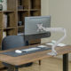Brateck Single Monitor Thin Gas Spring Monitor Arm, max 32", 9 kg, Matt Black