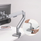 Brateck Single Monitor Thin Gas Spring Monitor Arm, max 32", 9 kg, Matt Black
