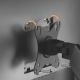 Brateck Spring Assisted Dual Monitor Arm, Matt Black