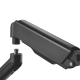 Brateck Spring-Assisted Dual Monitor Wall Mount, Matt Black