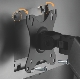 Brateck Spring-Assisted Monitor Wall Mount, Matt Black