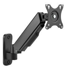 Brateck Spring-Assisted Monitor Wall Mount, max. 32", 9 kg, Matt Black