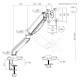 Brateck Spring Assisted Single Monitor Arm, Matt Black
