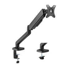 Brateck Spring Assisted Single Monitor Arm, max 32", 9 kg, Matt Black
