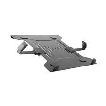 Brateck Steel Laptop Holder, max 15,6", 4,5 kg, Matt Black