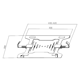 Brateck Steel Laptop Holder, max 15,6", 4,5 kg, Matt Black