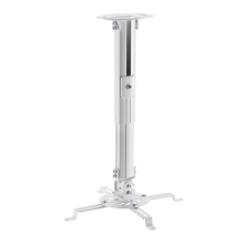 Brateck Universal Ceiling Projector Mount adjustable lenght, Matt White