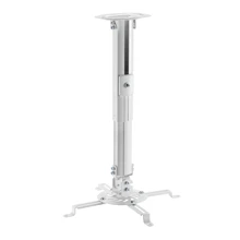 Brateck Universal Ceiling Projector Mount adjustable lenght, Matt White