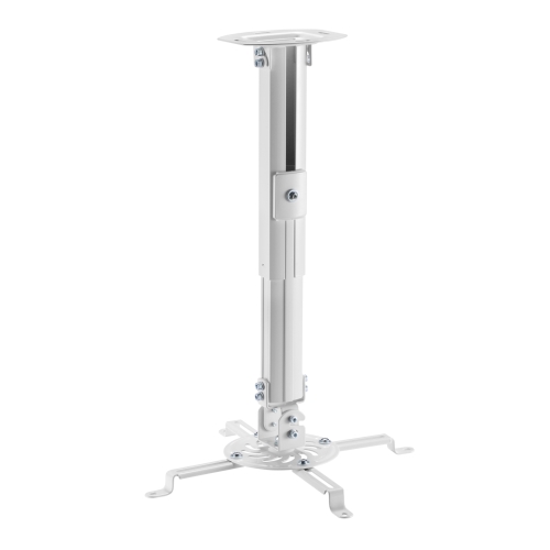 Brateck Universal Ceiling Projector Mount adjustable lenght, Matt White