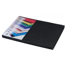 Covers Eurosupplies Embossed leather-imitating A3 black