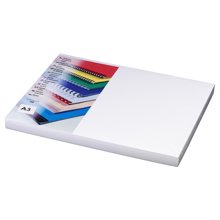 Covers Eurosupplies Embossed leather-imitating A3 white