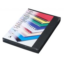 Covers Eurosupplies Embossed leather-imitating A4 black