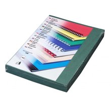 Covers Eurosupplies Embossed leather-imitating A4 green