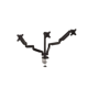 Fellowes Platinum Series Triple Monitor Arm
