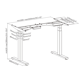 Height-Adjustable Desk Brateck M08-23DE, 2 Motors