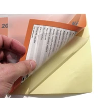 Laminating pouches Eurosupplies A5 80 mic, glossy, sticky back