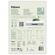 Laminating pouches Fellowes A4 80 mic 50% RECYLED content, glossy