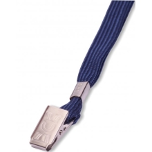 Lanyard LILY with clip blue
