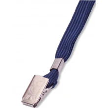 Lanyard LILY with clip blue