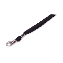 Lanyard ROSE with metal hook black