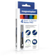 Magnetoplan Board- und Flipchartmarker Pro+ mixed color 4 pcs