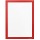 Magnetoplan magnetofix info-frame, self-adhesive, A4, red (2pcs)