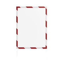 Magnetoplan Magnetofix safety magnetic frame A4 white-red (5 pcs)