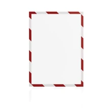Magnetoplan Magnetofix safety magnetic frame A4 white-red (5 pcs)