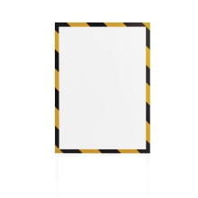 Magnetoplan Magnetofix safety magnetic frame A4 yellow-black (5 pcs)