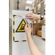 Magnetoplan Magnetofix safety magnetic frame A4 yellow-black (5 pcs)