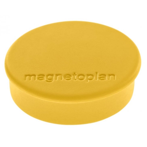 Magnetoplan Magnets Discofix Standard 10 pcs yellow