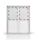 Magnetoplan Showcase SP for the inside, with acrylic glass, 4 x A4