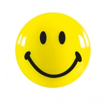 Magnetoplan Smilie Magnets yellow-black 30 mm (6 pcs)