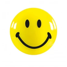 Magnetoplan Smilie Magnets yellow-black 30 mm (6 pcs)