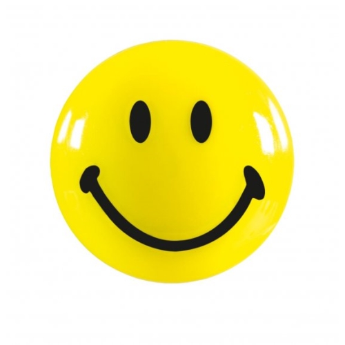 Magnetoplan Smilie Magnets yellow-black 30 mm (6 pcs)