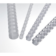 Plastic combs 12 mm white