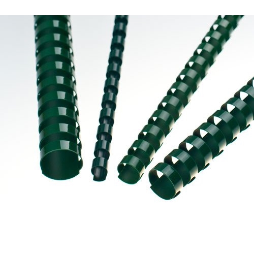 Plastic combs 16 mm green