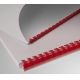 Plastic combs 22 mm red