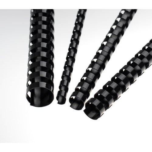 Plastic combs 28 mm black, oval